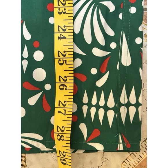 FIFA World Cup 2026 Mexico Button-Up Shirt M Green Red Folk Pattern AOP Sample - Picture 4 of 4